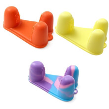 3 Fundas de Silicona A Prueba de Aceite para Dedos, A Prueba de Suciedad, para Patatas Fritas, Antideslizantes para Dedos, para Comer y Picar.
