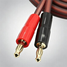 1/4 for TS to Banana Plug,6.35Mm TS Phono to Banana Plug Speaker Audio Cable,Gold-Plated 1/4 TS Male to Dual Banana