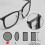 For  Osmo  Camera Magnetic Mount Eyeglass Frame Clip Bracket Eye-Level POV Shooting Accessories Vertical 7