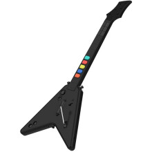 Guitarra para Juegos, Controlador Inalámbrico Guitar Hero 2.4G para PC, para PS3 y para PS4, para Consola de Juegos Clone Hero Rock Band con Joystick