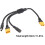 Cable Convertidor de Conector 3 en 1 XT60 A DC5521 Doble, Cable Adaptador de Extensión XT60 Macho-Hembra, Enchufe de Conversión de Carga 6