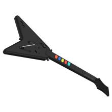 Gaming-Gitarre, 2,4-GHz-Funk-Guitar-Hero-Controller für PC, für PS3, für PS4, für Clone Hero Rock Band-Spiel-Fernbedienung und Joystick-Konsole