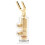 4PCS B554G Gold Plated Spade Connector Speaker Cable Y Spade Plug Audio Screw Fork Connectors 4