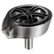 2 in 1 Glass Rinser for Kitchen Sink, Cup Washer, Bottle & Cup Washer Sink Accessory for Bar & Cafe, Pull-Out Cup Washer
