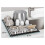 Multipurpose over-Sink Roll- Dish Drying Rack, Colander, Dish Drying Rack, Storage Rack for Dishes and Cutlery, 1PC 6