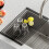 Multipurpose over-Sink Roll- Dish Drying Rack, Colander, Dish Drying Rack, Storage Rack for Dishes and Cutlery, 1PC 2
