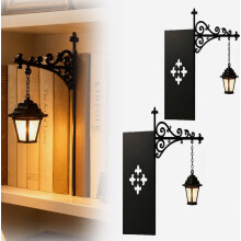 Library Lantern-Decorative Bookshelf Lighting,Fantastic Shelf Decor Lamp with Warm LED Nightlight,Miniature Hanging Shelf Lamp,Portable Mini Bookshel