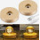 2 Pcs LED Base Wood Light Display Stand with 6-LED,Round_Special Gift 1
