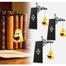 Library Lantern-Decorative Bookshelf Lighting,Fantastic Shelf Decor Lamp with Warm LED Nightlight,Miniature Hanging Shelf Lamp,Portable Mini Bookshel