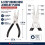 Wire Wrapping Tool Kit 6-Step Pliers 5-Step Coiling Rods Burnisher  Adjuster for Jewelry Making DIY 8
