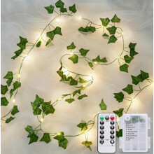 100 LED Vines with Lights Battery Operated, 33Ft, Ivy_Special Gift