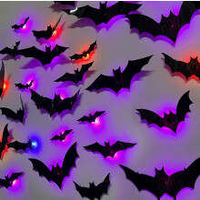 36 Pack Halloween Bats Wall Decor Halloween Decorations Indoor_Special Gift