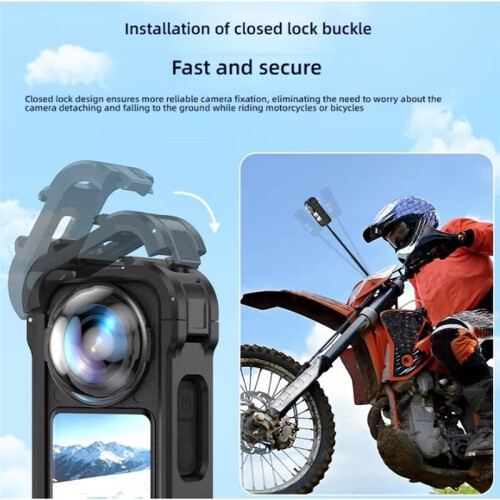 Suitable for  X6 Camera PC Plastic Protective Case, Hard Shell Housing Cover, Anti-Scratch Shockproof Shell 2