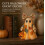 Lighted Halloween Ghost Decor, Patchwork Resin Pumpkin Lamp with Floral Bow_Special Gift 5