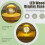8 Pcs Wooden LED Display Base, Round and Square Surface Style_Special Gift 4
