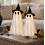 Halloween Decorations-Set of 2 Light-Up Ghosts with Witch Hats_Special Gift 5