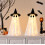 Halloween Decorations-Set of 2 Light-Up Ghosts with Witch Hats_Special Gift 7
