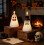 Halloween Ghost Flameless Pillar Candles with Remote Timer, 2PCS_Special Gift 9