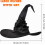 3 Pcs Halloween Witch Hat, Large Ruched Witch Hat, Women_Special Gift 3