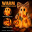Lighted Halloween Ghost Decor, Patchwork Resin Pumpkin Lamp with Floral Bow_Special Gift 2