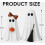 Halloween Decorations Indoor, 2 Pack Lighted Ghost Decor with Broom Pumpkin_Special Gift 2