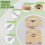 8 Pcs Wooden LED Display Base, Round and Square Surface Style_Special Gift 2