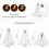 Ceramic Ghost Decor, 3Pcs Light Up Ghosts for Halloween Decor_Special Gift 6