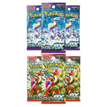 Pokemon Cards Scarlet and Violet, Japanese Scarlet ex - Booster Bundle including 6 Pokemon Booster Packs - TCYM Product