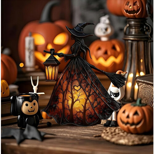 Λάμπα μάγισσας για το Halloween, νυχτικό φως LED 2
