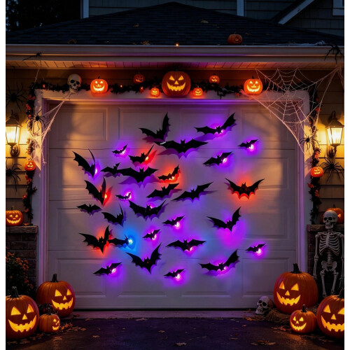 36 Pack Halloween Bats Wall Decor Halloween Decorations Indoor_Special Gift 1