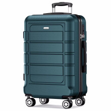 Valise rigide extensible légère, couleur vert armée, 28 pouces 700 mm