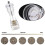 Color pepper mill, prickly ash, coarse salt seasoning, plastic grinder, ceramic grinding core 3