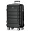 Valise Rigide Noir, 600mm, Extensible, Légère et Durable 1