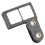 For  Osmo  Camera Magnetic Mount Eyeglass Frame Clip Bracket Eye-Level POV Shooting Accessories Horizontal 1