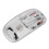 Transparent Computer 2.4G BT1 BT2 Tri Mode Rechargeable Wireless Bluetooth Mouse with USB Receiver for Laptop 4