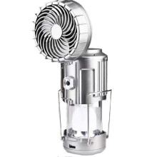 Lampă portabilă de camping cu LED 5 în 1, pliabilă, ușor de folosit, cu ventilator reîncărcabil pentru cort, ideală pent