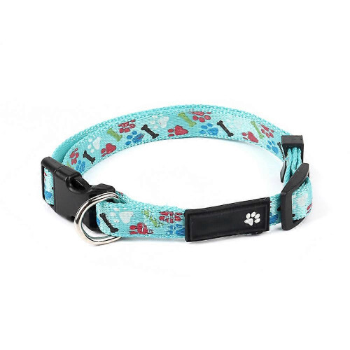 Colliers pour chiens réglables robustes, boucle à déclenchement rapide, nylon imperméable pour petits chiens