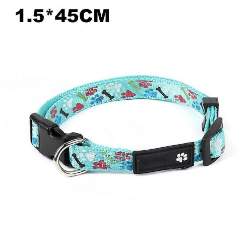 Colliers pour chiens réglables robustes, boucle à déclenchement rapide, nylon imperméable pour petits chiens 1