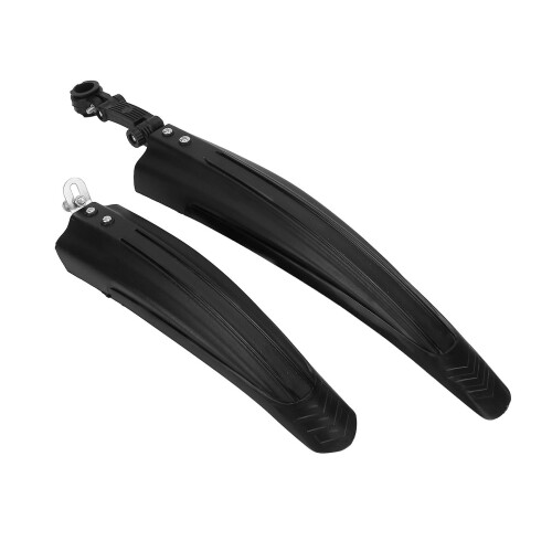 1Set Bicycle Mudguard Thickened Widened Mud Guard for Road Mountain BikeBlack 2
