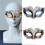 Halloween Eyemask, Half Face Mask Halloween Costume Accsessory 2