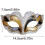 Halloween Eyemask, Half Face Mask Halloween Costume Accsessory 3
