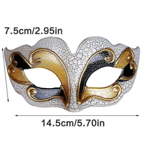 Halloween Eyemask, Half Face Mask Halloween Costume Accsessory 2