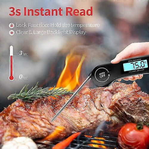 Kitchen thermometer, 3s Instant Read Cooking Thermometer, Mea DXGHC 1