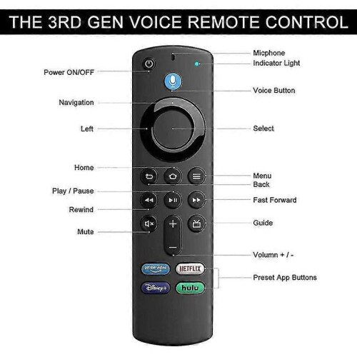 Voice Remote L5B83G for Amazon Fire TV Stick Lite 4K
