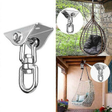 360 Hammock Chair Hanging Ceiling Mount Spring Snap Swivel Hooks Hardware Kit,New 2026