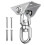 360 Hammock Chair Hanging Ceiling Mount Spring Snap Swivel Hooks Hardware Kit,New 2026 2