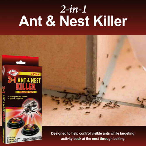 Doff Doff 2 In 1 Ant & Nest Bait Killer Station 2