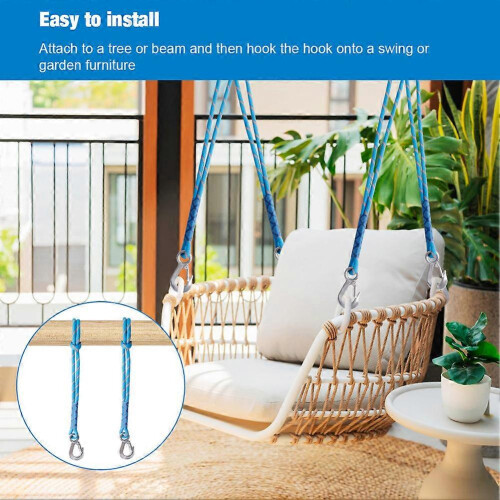 Sangle de suspension robuste multi-usage pour balançoires, ajustement universel, installation facile, pour balançoires c 2