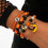 Pulseiras de Halloween com Fantasmas e Abóboras, Pulseiras Elásticas com Contas para Mulher 5