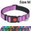 Dog Collar with Lockable Buckle, Reflective Nylon, Quick Release, Comfortable Material, High Visibility for Safe and Sty 2